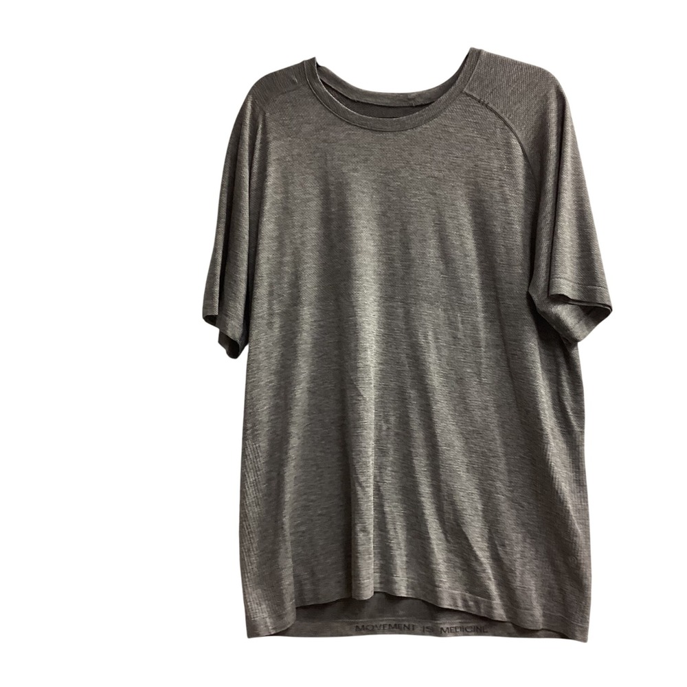 Lululemon Gray Lightweight Shirt Athletic Workout Run Exercise Travel M…